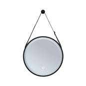 Miroir lumineux LED Miro IP44  Tunable White 200lm 230V 7,5W  Miroir, Noir mat