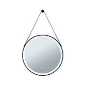 Miroir lumineux LED Mirra IP44  White Switch 750lm 230V 11,5W gradable Noir, Mir