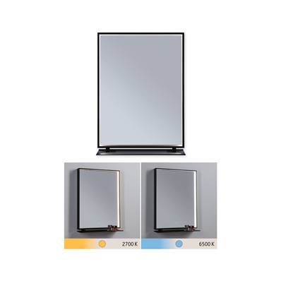 Miroir lumineux LED Miro IP44  Tunable White 180lm 230V 11W  Miroir, Noir mat