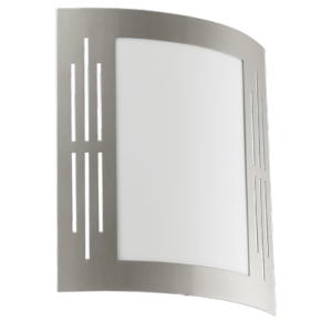 Applique Extérieur City Eglo E27 Acier Inoxydable 82309