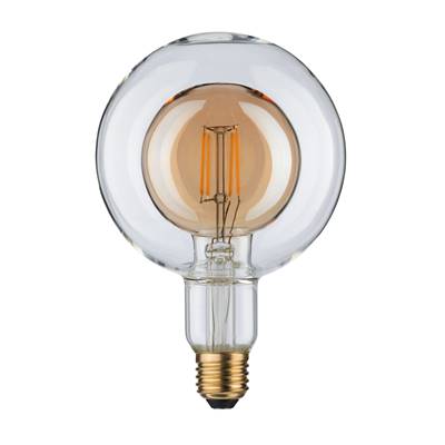 Ampoule LED PAULMANN G125 Inner Shape 400lm doré gradable E27 2700K 230V - 28765