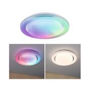 Plafonnier PAULMANN Rainbow Dynamic RGB TunW LED 22W 380mm Blanc/Chr 230V Syn/M