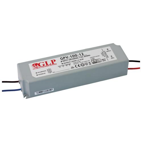 Alimentation électronique LED GLP 100W 240V/12VDC IP67 SELV
