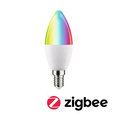 Standard 230 V Ampoule LED E14 Smart Home Zigbee  470lm 5W RGBW+ gradable Dépoli