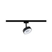 URail Spot sur rail LED Circle 180lm 5W 4000K gradable 230V Noir mat