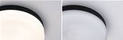 Plafonnier LED Amalie 3-Step-Dim    2700K 1000lm 230V 16W gradable Noir mat