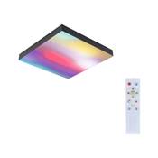 Panneau LED PAULMANN Velora Rainbow 295x295mm 13,2W dynamic RGBW noir 230V Métal