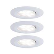 Spot encastrable salle de bain Calla  orientable IP65 6W  3x680lm 4000K 230V