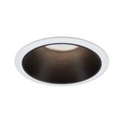 Encastré PAULMANN Cole rond fixe max. 1x10W GU10 230V Blanc/noir mat Alu - 93394