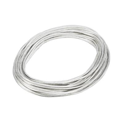 TENSEO, câble T.B.T, isolé, 6mm², 20m, blanc SLV