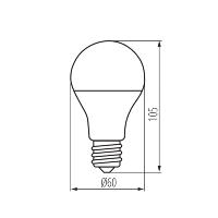 Ampoule LED filament connectée E27 7W Wifi/Bluetooth CCT