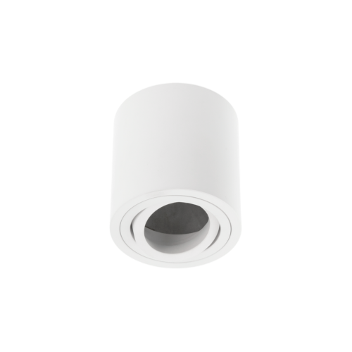 Spot en Saillie rond blanc mat orientable 230V GU10.