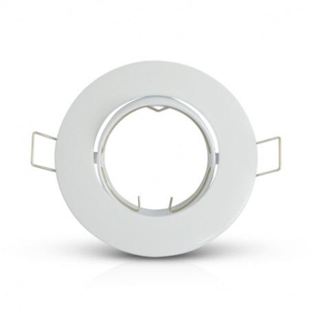 Spot encastrable orientable rond Blanc pour LED.