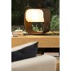 1968 Lampe LED Dimmable Bois & textile Designer Jordi Busquets