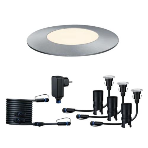 Kit départ 3 spots 24V 3000K + Transfo + 5 m câble Plug & Shine Paulmann 93697