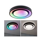 Plafonnier PAULMANN Rainbow Dynamic RGB TunW LED 22W 375mmm Blanc/Noir 230V Syn/