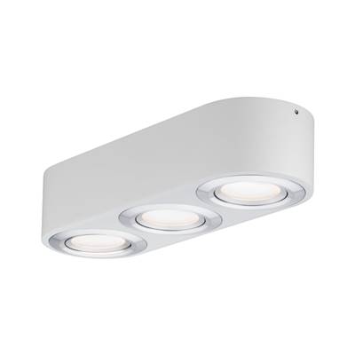 Plafonnier PAULMANN Argun LED 3x4,8W Blanc Alu brossé 230 V, métal - 79710