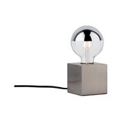 Lampe à poser PAULMANN Kura max. 1x20W E27 gris Acier brossé 230V Métal - 79730