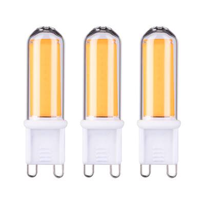 Culot à ergots LED  Pack de 3 G9 230V 3x470lm 3x4,6W 2700K  Clair