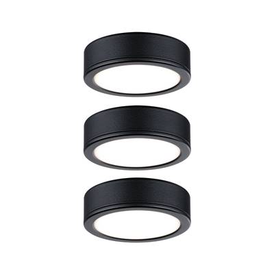 Kit Meuble PAULMANN Pukk 3x3W 210lm 12/230V 2700K /Noir - 99990