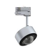 Spot PAULMANN ProRail3 Aldan 1x9W Argent/Noir 230V métal 4000K 3 phases dimmable