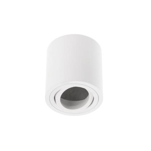 Spot en Saillie rond blanc mat orientable 230V GU10.