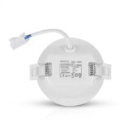 Spot LED 8W 120° encastrable IP44 blanc chaud 3000K Extra-plat