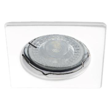 Spot encastrable carré Blanc KANLUX Support pour LED 12V ou 2230V