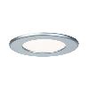 Spot Led encastrable Extra plat 220V Chrome mat 6W Blanc neutre 390 lm Paulmann