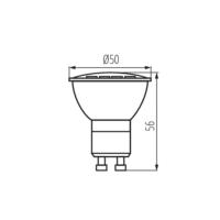 Ampoule LED GU10 1.2W rendu 10W 100° Blanc froid KANLUX