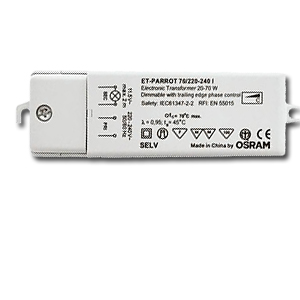 Alimentation 12V électronique 70VA 70W Osram ET-PARROT 70/220-240