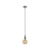 Suspension PAULMANN Neordic Eldar max. 1x60W E27 Gris/Nickel brossé 230 V Métal