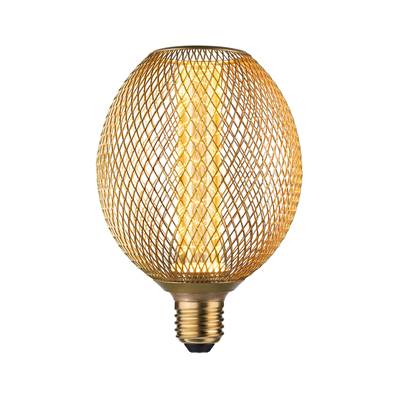 Metallic Glow Standard 230 V Globe LED Spiral E27 230V 200lm 4,2W 1800K  Laiton