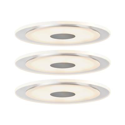 Prem. enc. Whirl rond dim. LED 3x6W 18VA 350mA 150mm alu brossé/satin alu/acryl