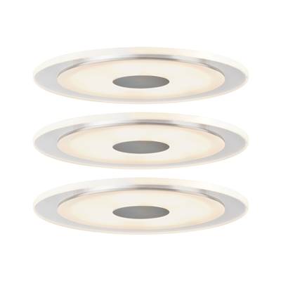 Prem. enc. Whirl rond dim. LED 3x6W 18VA 350mA 150mm alu brossé/satin alu/acryl