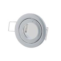 Mini spot encastrable IP44 fixe rond Chromé pour LED 35 mm GU4/GU10