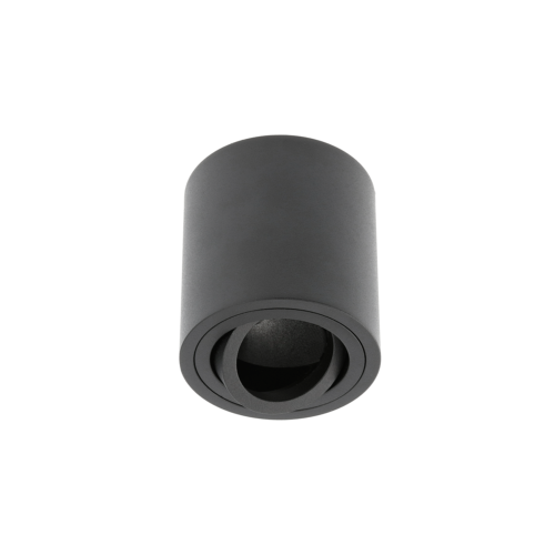 Spot en Saillie rond noir mat orientable 230V GU10