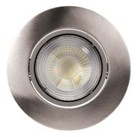 Spot LED extra-plat Acier ARIC 5.5W 40° 230V Blanc Neutre.