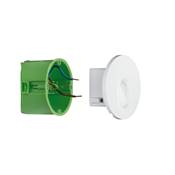 Kit encastré PAULMANN mur rond 1x1,7W 2700K 230 V Blanc - 92924