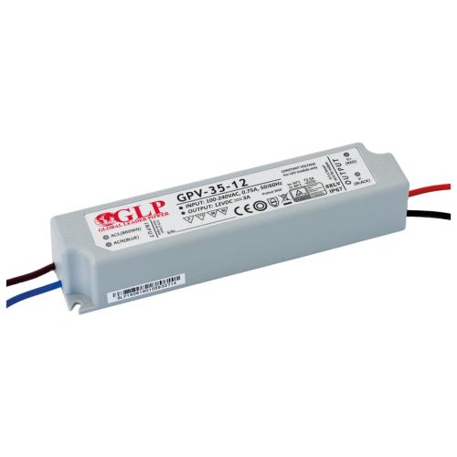 Alimentation électronique LED GLP 36W 240V/12VDC IP67 SELV