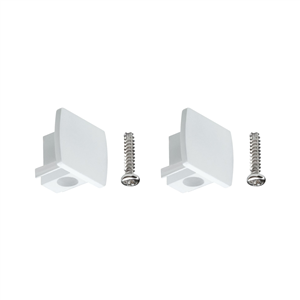 Embouts finition 95497 pour rail URAIL Blanc. Pack de 2 unités.