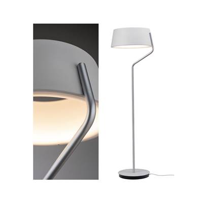 Lampadaire LED PAULMANN Belaja 1x22W 2700K Blanc, Alu brossé 230V, métal - 79721