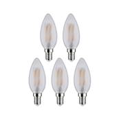 Filament 230 V Bougie LED 5x470lm 5x4,8W 2700K  Dépoli