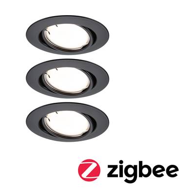 Spot encastré LED Base Kit de base orientable Smart Home Zigbee Coin  rond 90mm