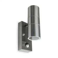 Applique extérieure haut/bas à détecteur inox 316L spéciale bord de mer