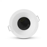 Spot BBC blanc IP65 recouvrable  pour LED GU10 avec douille automatique