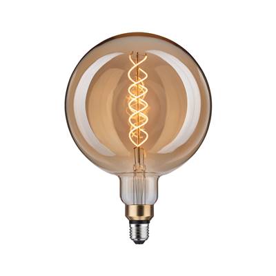 Ampoule LED PAULMANN BigDrop filament 400lm E27 1800K grd doré double spirale 23