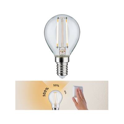 Ampoule LED PAULMANN sphé 2,7W E14 230V grad 3 niv clair - 28573