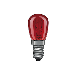 Lampe incandescentes couleur rouge Poirette 15W E14 PAULMANN