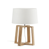 Lampe  poser FARO Bliss Blanc/bois